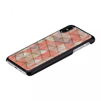 Apsauginis dėklas išmaniesiems telefonams iKins iPhone XS Max – deimantinis raštas, juodas
