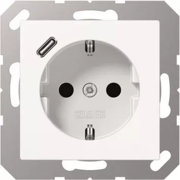 Schuko kištukinis lizdas su USB A1520-18CWW Typ C (A1520-18CWW)