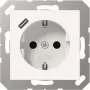 Schuko kištukinis lizdas su USB A1520-18CWW Typ C (A1520-18CWW)