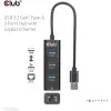 USB šakotuvas CLUB3D USB 3.2 Gen1 Type-A 3 prievadai su Gigabit Ethernet
