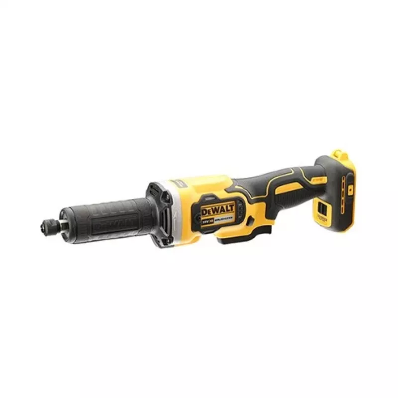 Tiesinis kampinis šlifuoklis DeWALT DCG426N-XJ, 18V akumuliatorius, 5000–25000 aps./min., užveržimo įvorė iki 6 mm, 760 W galia, 1,19 kg
