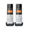 Gigaset COMFORT 500HX duo analoginis/DECT telefono aparatas su skambučio ID, juodas, sidabrinis