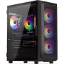 KRUX Orona Midi Tower Black korpusas