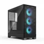 Fractal Design Pop 2 Air Black Solid vidutinis bokštas PC korpusas — ATX palaikymas, 3x 120 mm priekiniai ventiliatoriai, 2.5/3.5 colių diskų vietos, 215×481×462 mm