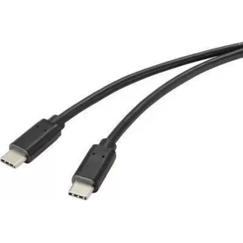 Renkforce RF-4716840 USB laidas 1 m USB 2.0 USB A USB C juodas (RF-4716840)