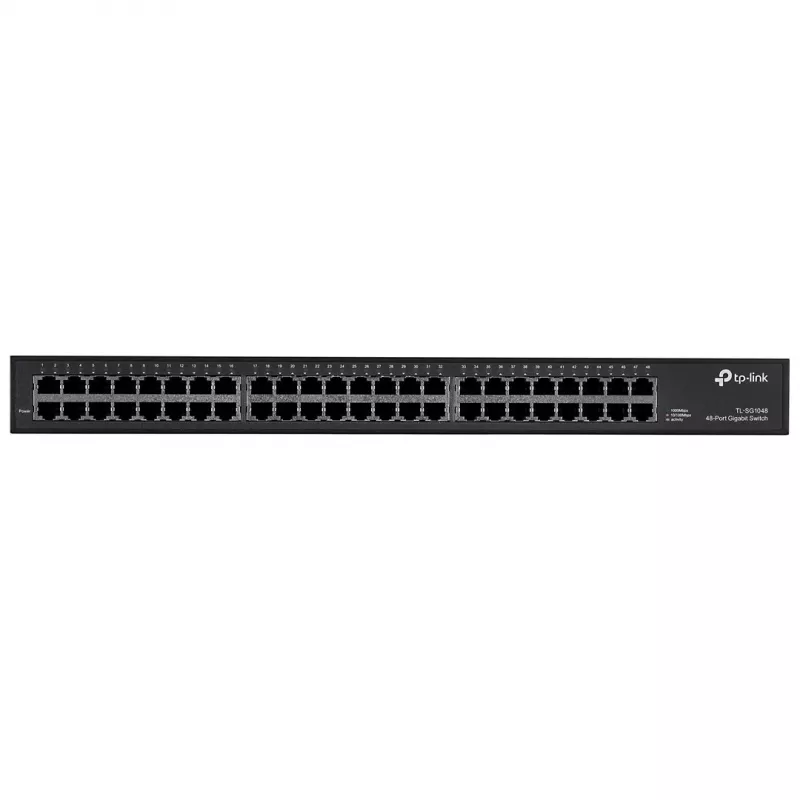 TP-Link TL-SG1048 Nevaldomas Gigabit Ethernet (10/100/1000) 1U Juodas