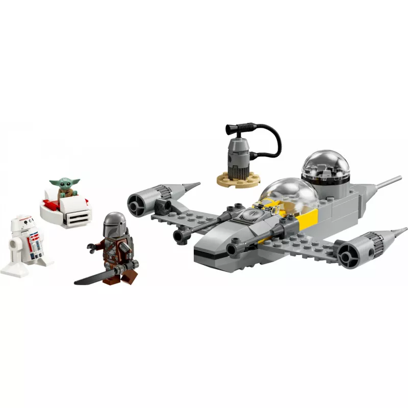 LEGO Star Wars rinkinys 75410 N-1 žvaigždžių naikintuvas, 92 detalės, minifigūrėlės Mando ir Grogu