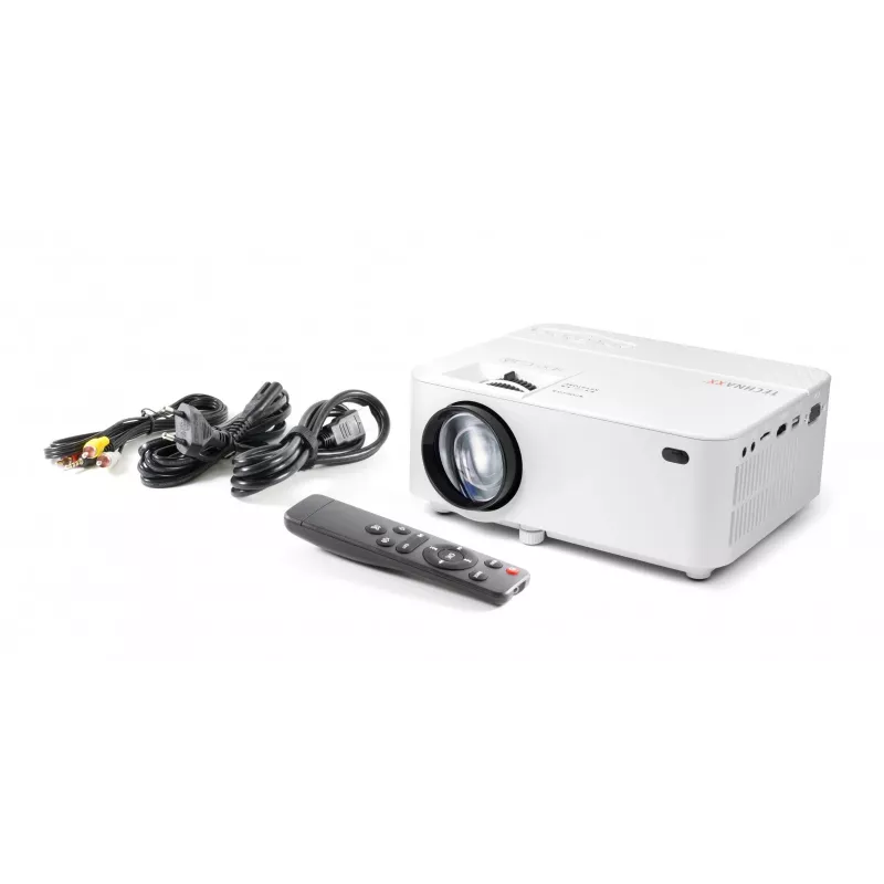 Projektorius Technaxx TX-113 standartinis atstumas 1800 ANSI liumenų LED 800x480 baltas