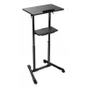 Stovas stovimam darbui Gembird TVS-DESK-01-BK Juodas 20 kg 1110-1345 mm