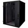 Triton RMA-18-A68-BAX-A1 19 inch tinklinis stovas 18HE, 600x800 mm, su stiklinėmis durimis, juodas
