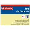 Indekso kortelė Herlitz 1150515 Geltona 1 vnt
