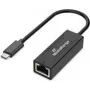 USB Type-C į RJ45 Ethernet adapteris MediaRange MRCS237, Gigabit 10/100/1000 Mbps, 20 cm, Juoda