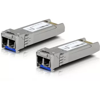 SFP+ šviesolaidinis keitiklis Ubiquiti UACC-OM-SM-10G-D-2 10 Gbps 1310 nm LC vienmodis 10 km (2 vnt. pakuotė)