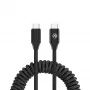 USB-C laidas Tellur TLL155751 PD 60W 1,8 m juodas