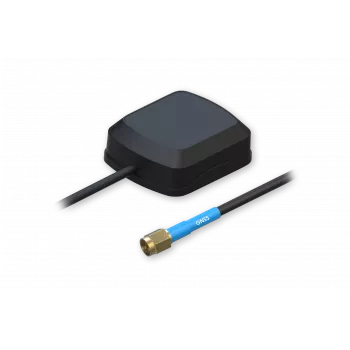 Tinklo antena Teltonika PR1KSG30, apskritoji poliarizacija, 2 dBi, 1,57542–1,602 GHz, SMA vyriškas, 50 Ω, juoda