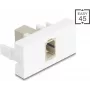 Patch panel modulis DELOCK 90900 smėlio spalvos SC simplex