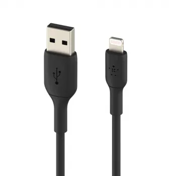 Belkin PVC USB-A – Lightning 3m Juoda