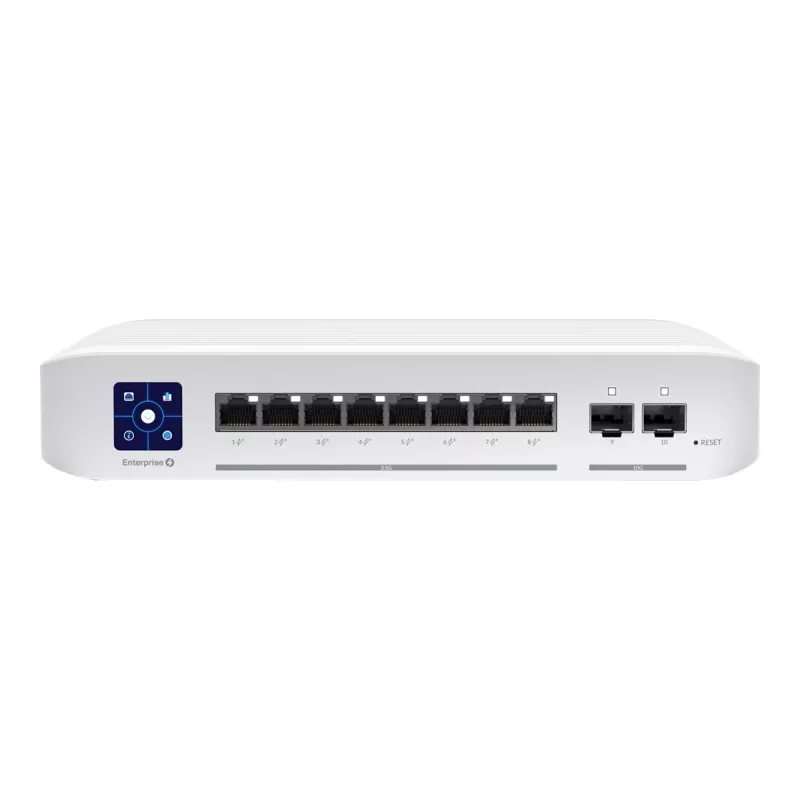 Ubiquiti UniFi Enterprise 8 PoE valdomas L3 2,5G eterneto jungiklis su PoE+ ir 10G SFP+