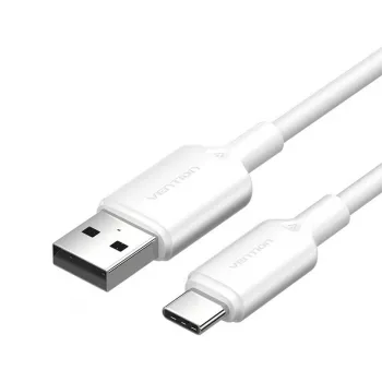 USB-C į USB 2.0 laidas, 1 m, baltas, Vention CTQWF