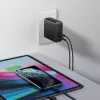 Aukey PA-D3 Sieninis įkroviklis 2xUSB Power Delivery (1xUSB + 1xUSB C) 5.4A 60W Dynamic Detect