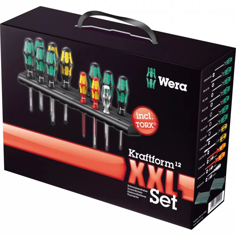 Wera Kraftform XXL 2 rinkinys sukimo momentui