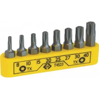 Rinkinys atsuktuvų antgalių Torx C.K Tools T4523