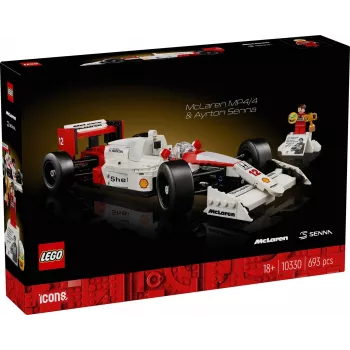 LEGO ICONS McLaren MP4/4 Ayrton Senna 10330 – surinkimo modelis
