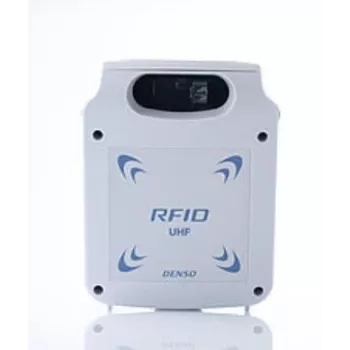 RFID skaitytuvas Denso SP1-QUBi su Bluetooth ir USB, įmontuota 2900 mAh Li‑Ion baterija, baltas