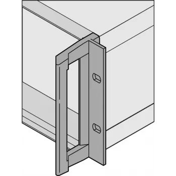 SCHROFF RATIOPAC PRO 19BRACKET W.HANDLE 4U - Rack-Aksesuaras (24572702)