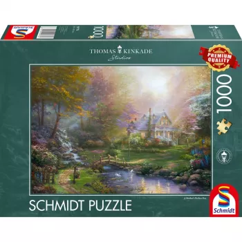 Dėlionė 1000 dalių Schmidt Spiele Thomas Kinkade Studios 'Tobula Motinos diena'