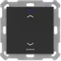 MDT BE-TAL550106.A1 KNX mygtukas Light 55 1-jos RGBW Juodas matinis Jalousie 1