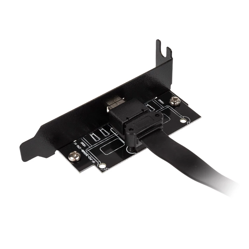 Akasa Low Profile PCI Bracket Adapter USB 3.1 Type C - juodas - Adapteris - Skaitmeniniai/Duomenys