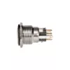 DimasTech Vandalismustaster 22mm Silverline Dot RGB PD215, 22 mm