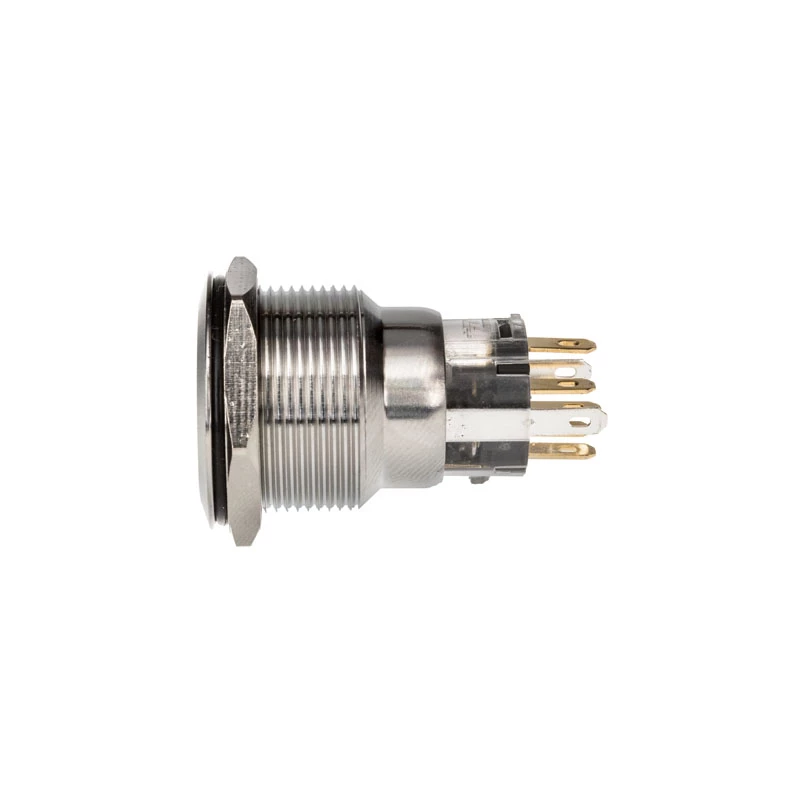 DimasTech Vandalismustaster 22mm Silverline Dot RGB PD215, 22 mm