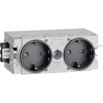 Hager Dado Trunking Plug-In Modulis (P x A x G) 120 x 50 x 61 mm GS20009011 1 vnt. grafito juoda (RAL 9011)