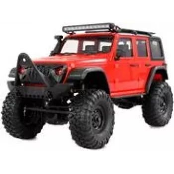 Radijo valdomas krovininis visureigis Amewi AMXRock 4WD 1:16 RTR raudonas