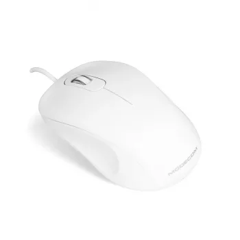 MODECOM M10 M-MC-0M10-200 Pelė (optinė, 1000 DPI, balta)