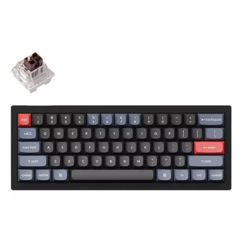 Belaidė klaviatūra V4 RGB/CARBON Black V4-B3 Keychron