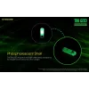 Rakto pakabuko žibintuvėlis Nitecore TIKI GITD pilkas – USB įkraunamas, 1 lm, 55 mm, 12 g, IP66