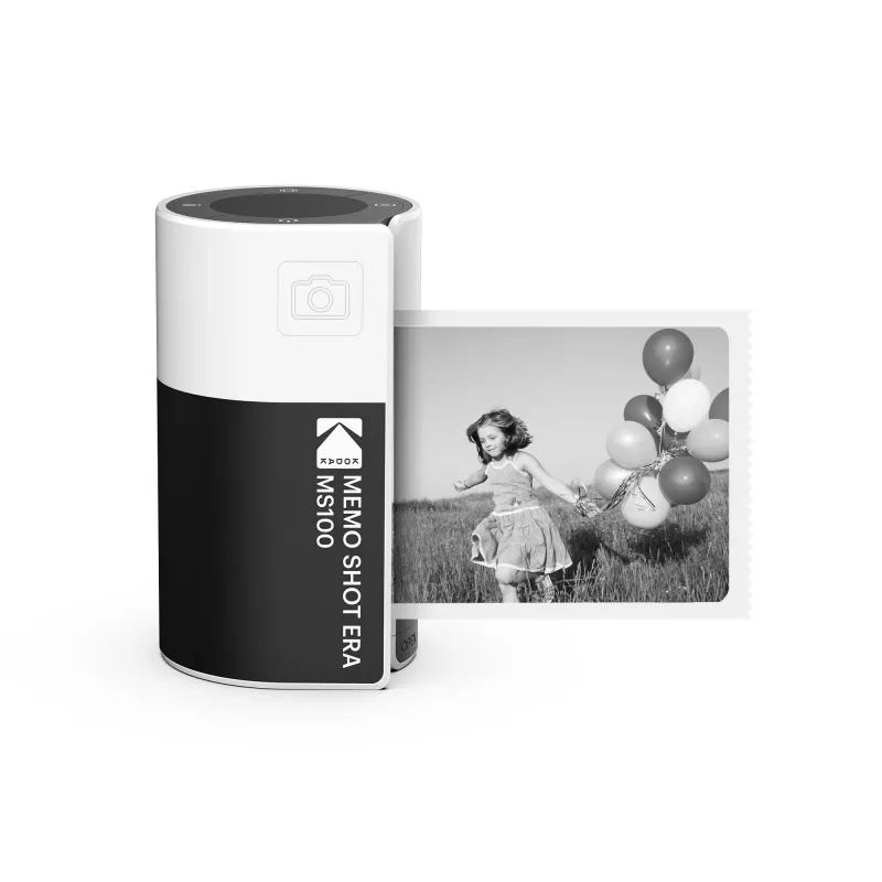 Kodak Memo Shot Era MS100 momentinė kamera ir etikečių spausdintuvas, geltona