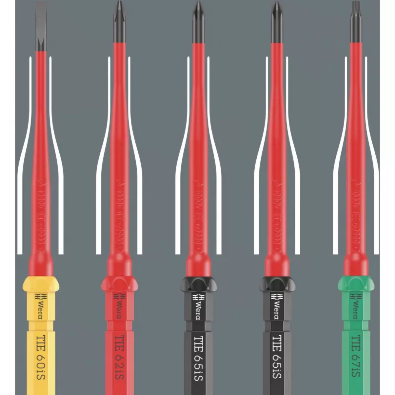 Wera Kraftform Kompakt VDE 16 Torque extra slim atsuktuvų rinkinys (05006609001)