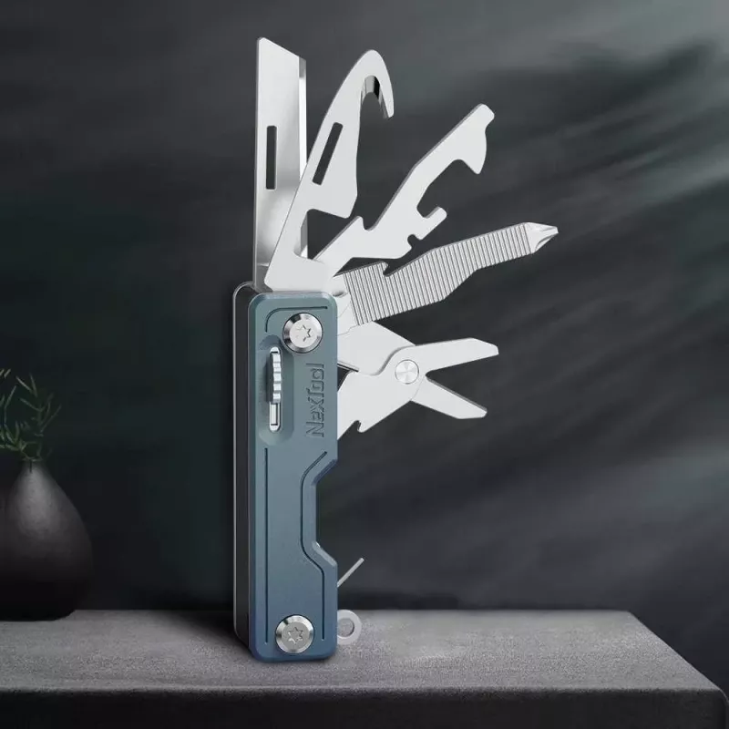 NexTool NE20100 10-in-1 universalus įrankis su peiliu, chaki