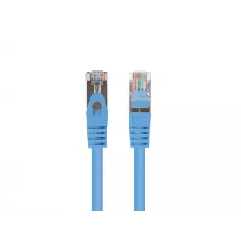 Patchcord LANBERG PCF6-20CC-0150-B RJ45 Cat.6 1,5 m Mėlyna, CCA U/UTP