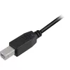 USB kabelis Sharkoon USB 2.0 1 m USB A USB B juodas