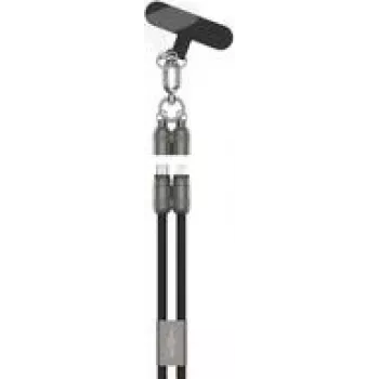 Ansmann Lanyard Cable USB Type-C į Lightning juodas - Laidas - Skaitmeninis/Duomenų (1700-0192)
