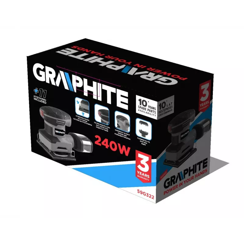 Graphite 59G322 grinduvas/poliruotuvas grindims