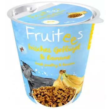 Fruitees 603500200 šunų / kačių skanėstas Bananas, Paukštiena 200 g