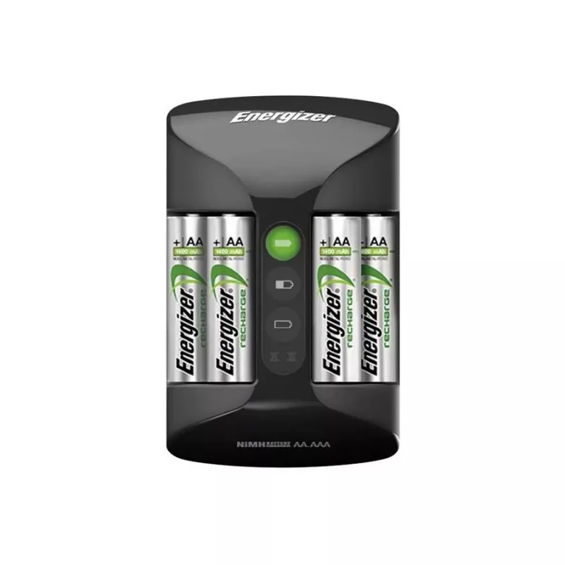Energizer Pro Charger AC 4 lizdų AA/AAA NiMH įkroviklis su 4×2000 mAh baterijomis