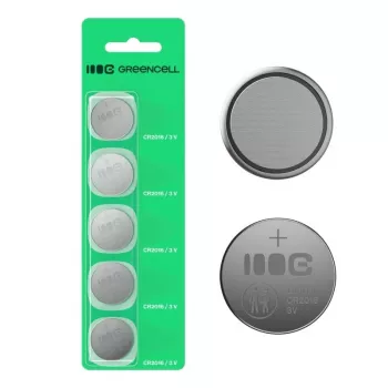 Green Cell CR2016 3V litio baterijų rinkinys 5 vnt.