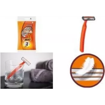 Vienkartinis skustuvas BIC SENSITIVE, 8 vnt., jautriai odai